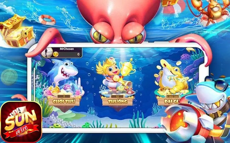 Bắn Cá SUNWIN - Hướng Dẫn Mẹo Săn Thưởng Lớn Game bắn cá tiên Sunwin mang đến trải nghiệm tuyệt vời
