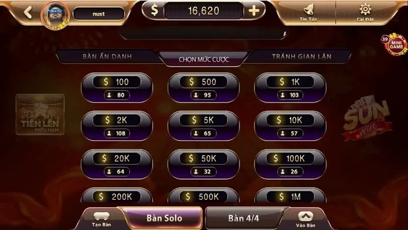 Tiến Lên Miền Nam SUNWIN - Bí Quyết Đánh Bài Luôn Thắng Chơi tiến lên miền Nam tại Sunwin cực dễ